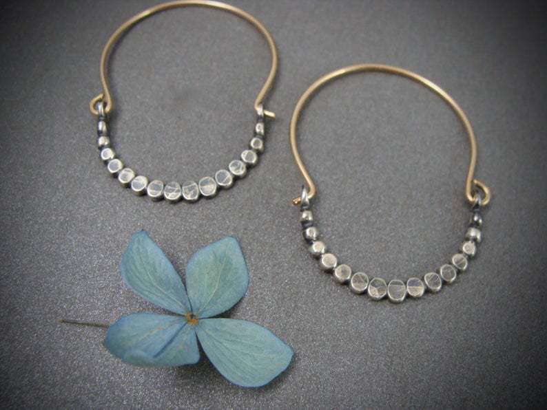 Boho Earrings Made of Cubic Silver
